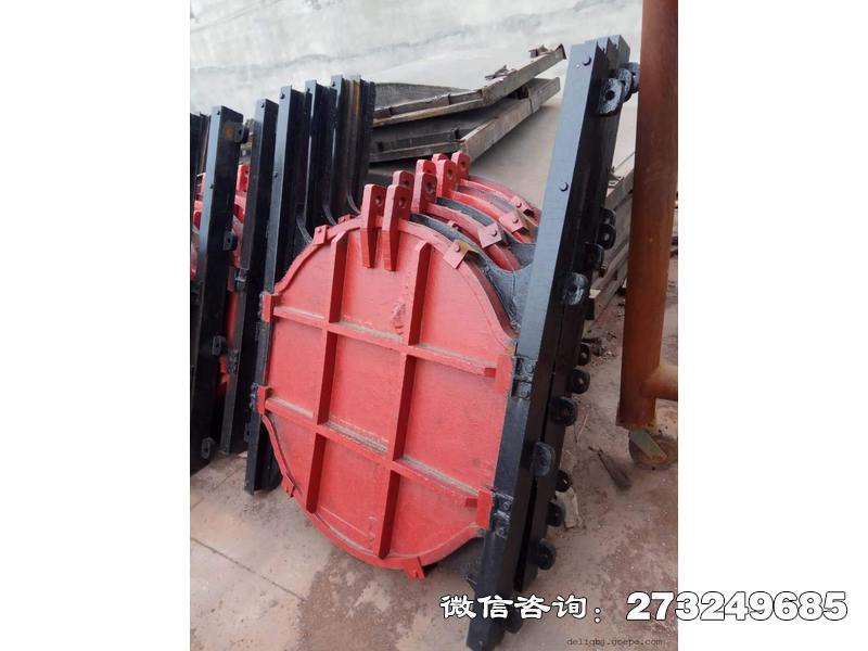 铜陵排水铸铁镶铜圆闸门